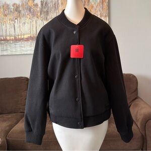 Well Worn Women's Bomber Style Jacket Black Size M